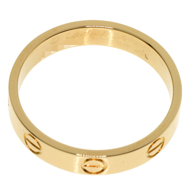 Cartier ミニラブリング イエローゴールド #54 Cartier カルティエ ラブリング 指輪 K18YG イエローゴールド