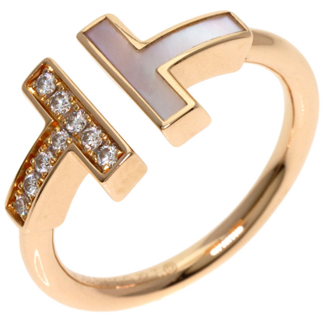TIFFANY&Co. ティファニー Tワイヤー ダイヤモンド マザーオブパール