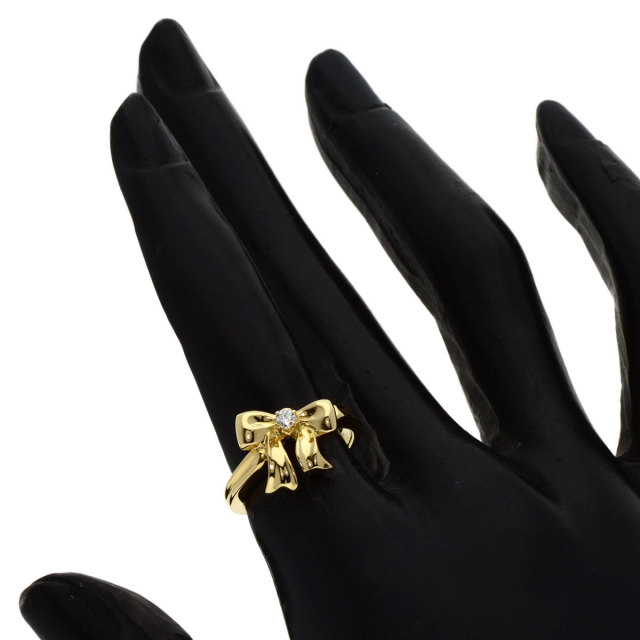 TIFFANY&Co. ティファニー ブルーボックス ボウ 1P ダイヤモンド