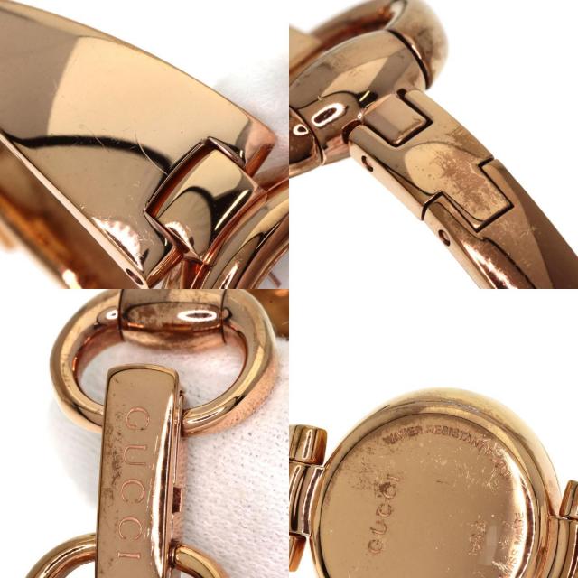 GUCCI グッチ 134.5 GG シェル バングル 腕時計 PGP/PGP