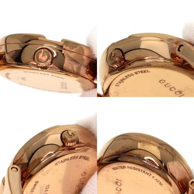 GUCCI グッチ 134.5 GG シェル バングル 腕時計 PGP/PGP