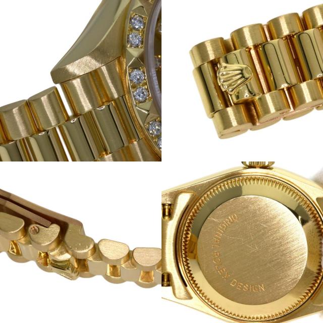 ROLEX ロレックス 69258G デイトジャスト ベゼル 10P ダイヤモンド 腕時計 K18YG K18YG ダイヤモンド レディース [中古] ROLEX ロレックス 69158G デイトジャスト ベゼル ダイヤモンド 腕時計