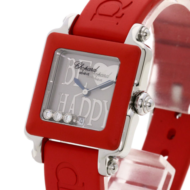 り*ん様 Chopard アナログ　ショパールビーハッピー　赤　ジャンク品 り*ん様 Chopard アナログ ショパールビーハッピー 赤 ジャンク品