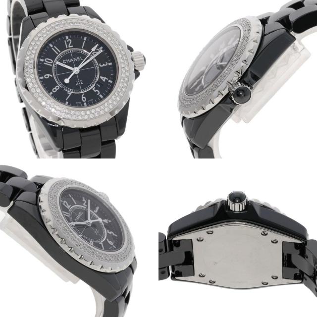 CHANEL シャネル H0949 J12 33mm ダイヤモンド 2重ベゼル 腕時計