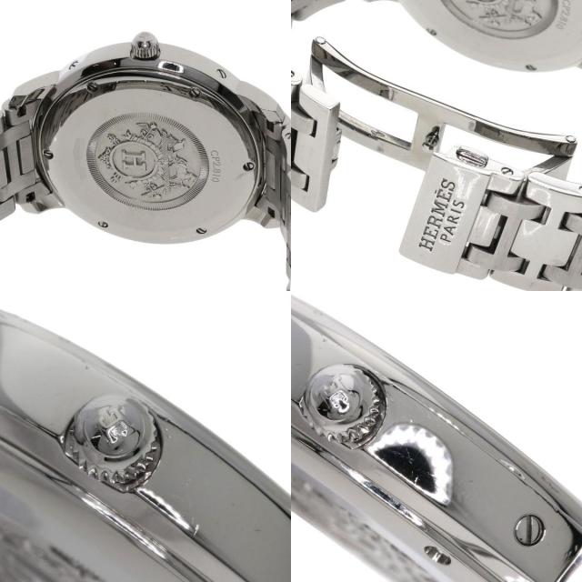 HERMES エルメス CP2.810 クリッパー クラシック 腕時計 ステンレス  