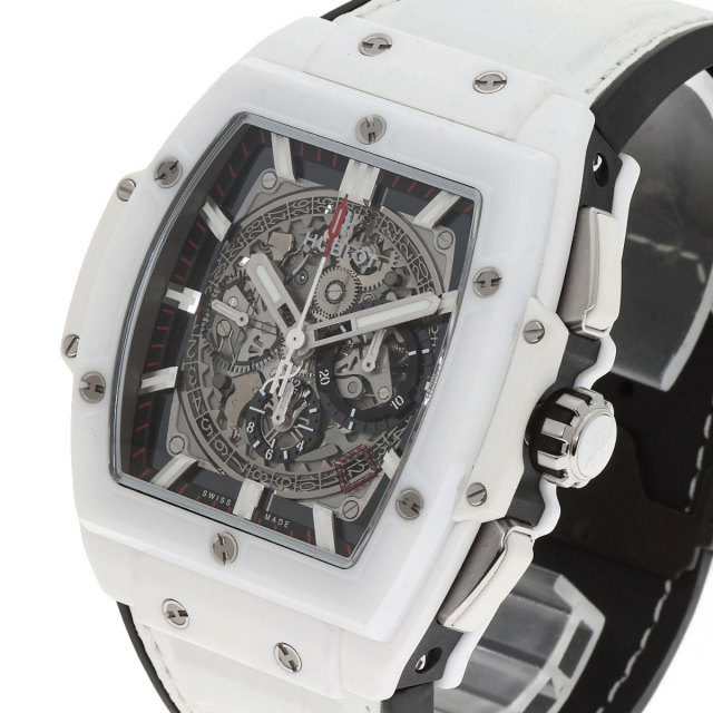 ウブロ 腕時計 スピリット オブ ビックバン ホワイトセラミック