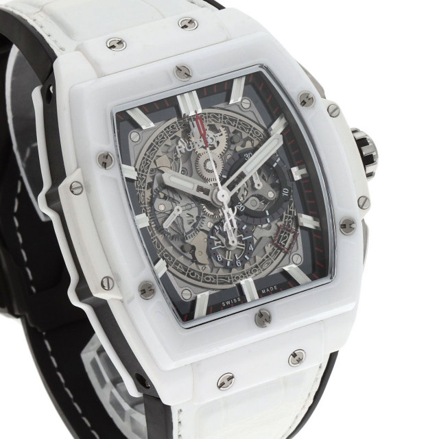 ウブロ 腕時計 スピリット オブ ビックバン ホワイトセラミック