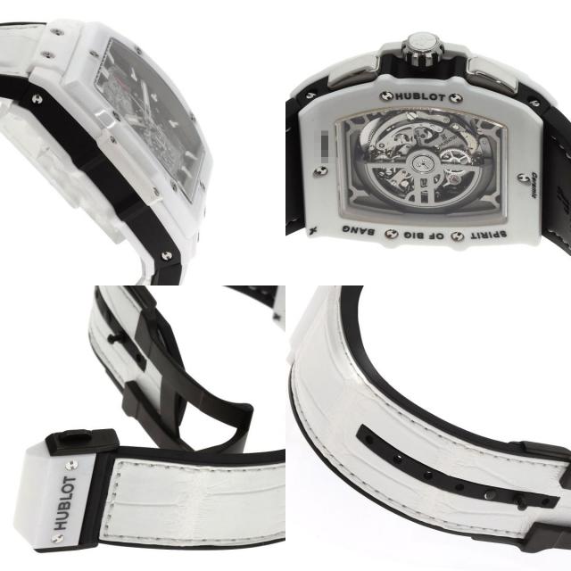 ウブロ 腕時計 スピリット オブ ビックバン ホワイトセラミック