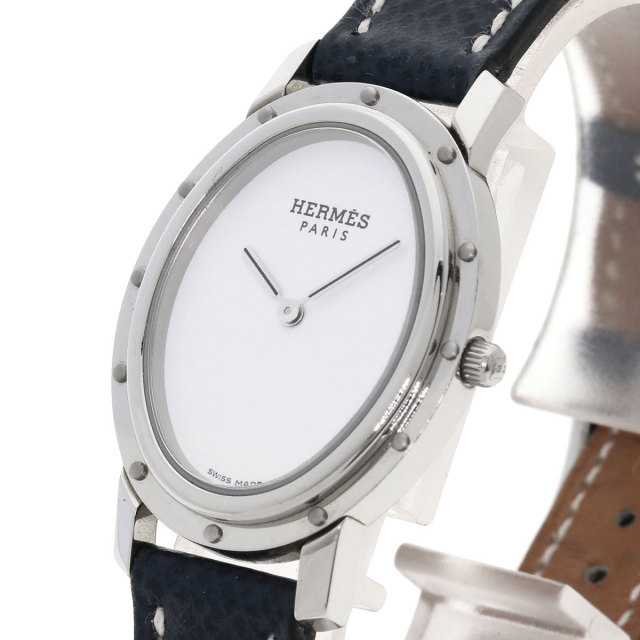 エルメス 腕時計 クリッパー オーバル