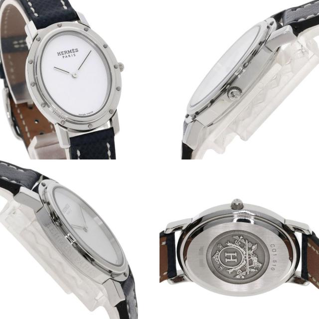 HERMES エルメス CO1.510 クリッパー オーバル 腕時計