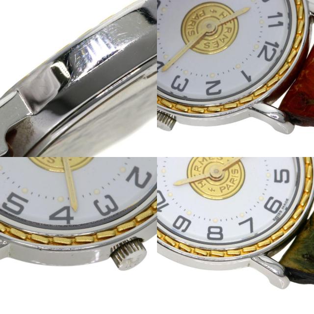 HERMES エルメス セリエ 腕時計 ステンレススチール