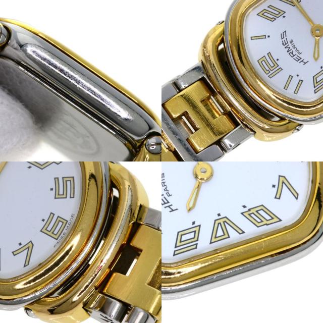 HERMES エルメス RA1.240 ラリー 腕時計 ステンレススチール
