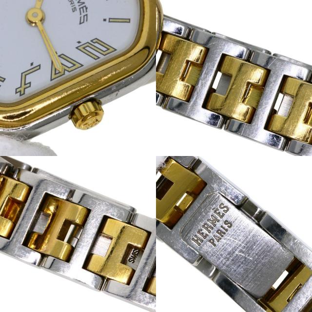 HERMES エルメス RA1.240 ラリー 腕時計 ステンレススチール