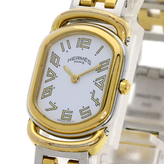 HERMES エルメス RA1.220 ラリー 腕時計 SSxGP レディース HERMES