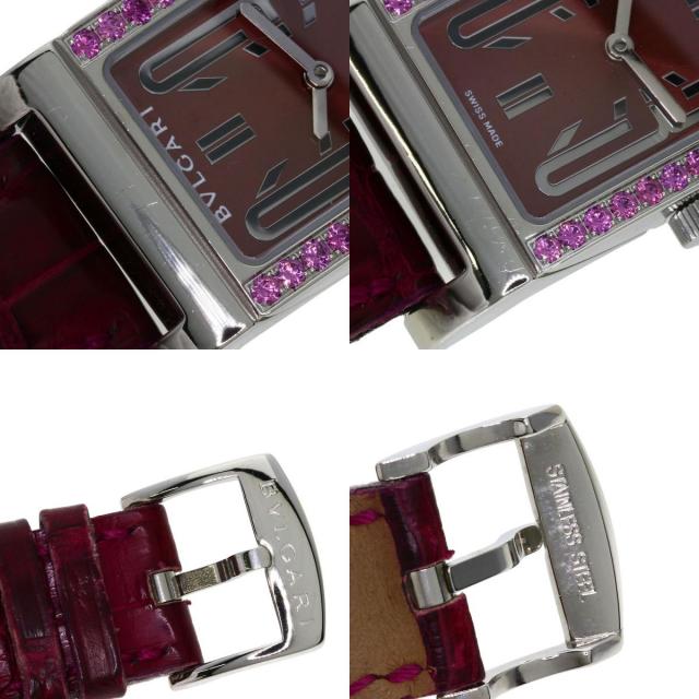 BVLGARI ブルガリ レッタンゴロ RT39S レディース 腕時計 BVLGARI ブルガリ レッタンゴロ RT39S ホワイト SS クォーツ