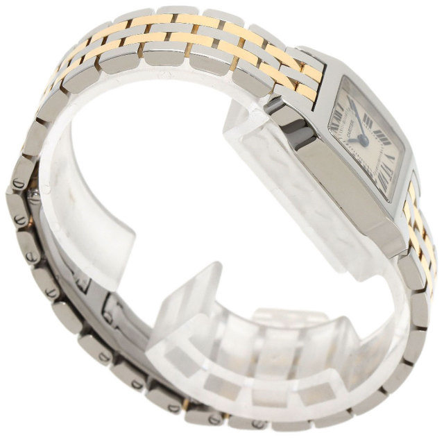 CARTIER カルティエ ウォッチ サントス ドゥモアゼルSM 時計 W25066Z6 腕時計
 ステンレススチール SS/K18イエローゴールド SS ホワイト文字盤 クオーツ ホワイト文字盤 レディース【中古】 カルティエ / CARTIER その他 サントス ドゥモワゼル SM YGコンビ