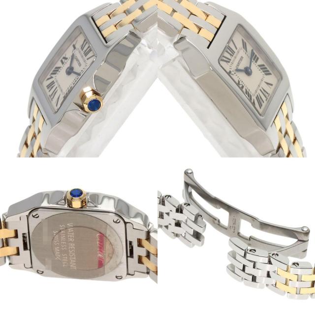 CARTIER カルティエ W25066Z6 サントス ドゥモアゼル SM 腕時計
