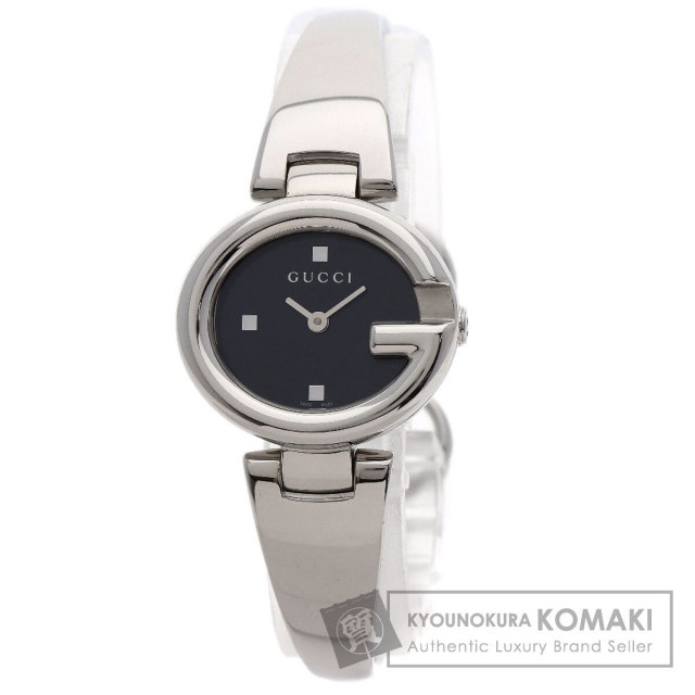 【ユープレイ】GUCCI ‘グッチ 時計‘ 129.4 シルバーモデル☆極美品☆ GUCCI グッチ 129.4 ユープレイ 腕時計 ステンレススチール/革