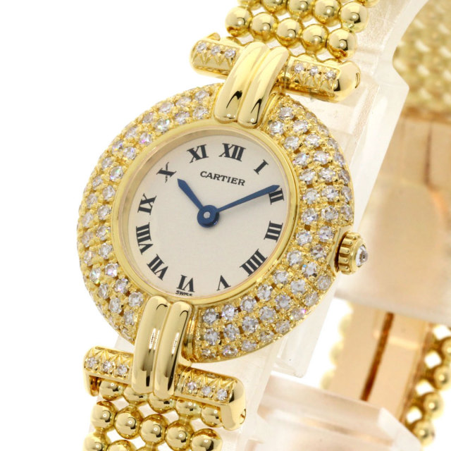 CARTIER カルティエ マストコリゼ 腕時計 K18イエローゴールド