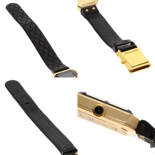 CHANEL シャネル H0090 プルミエール 腕時計 K18イエローゴールド/革  