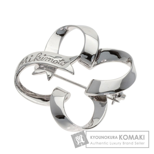 ミキモト ブローチ リボン