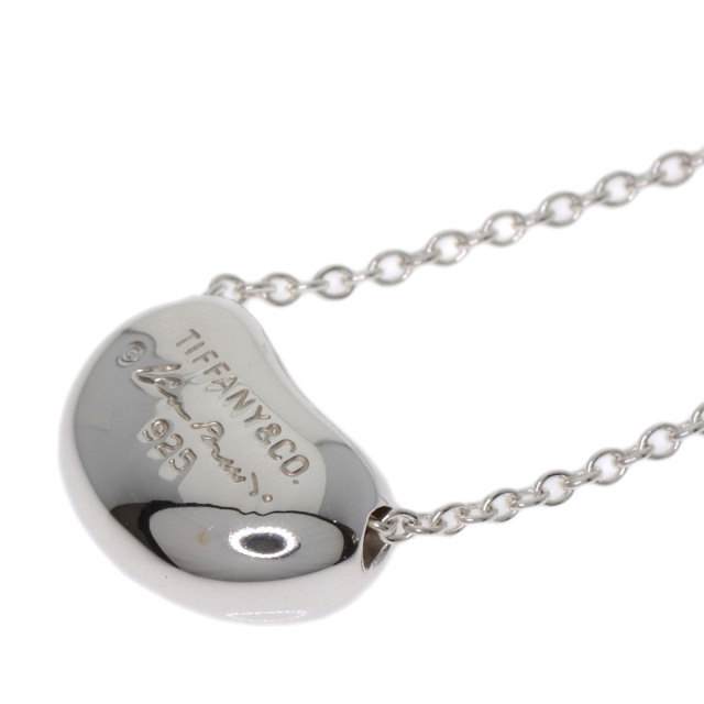 Tiffany & Co. ティファニー　ビーンネックレス　シルバー☆美品 TIFFANY&Co. ティファニー ビーン ネックレス シルバー レディース