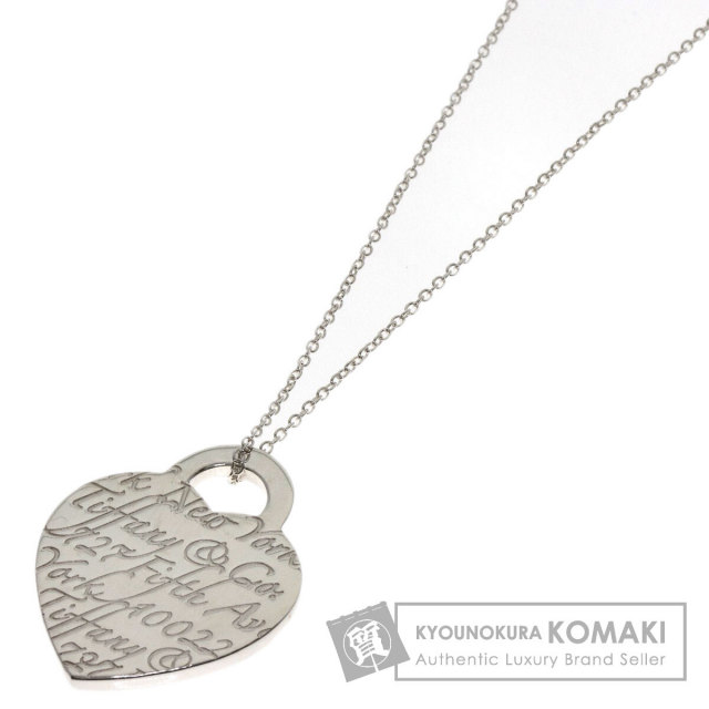 ティファニー ネックレス ノーツハート