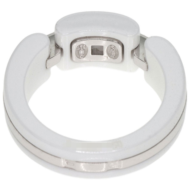 シャネル CHANEL ウルトラ #55 リング ワイド K18 WG ホワイト