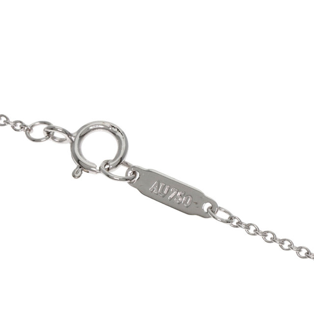 Tiffany & Co. メトロクロネックレスホワイトゴールドK18 TIFFANY&Co. ティファニー メトロクロス ネックレス K18ホワイト