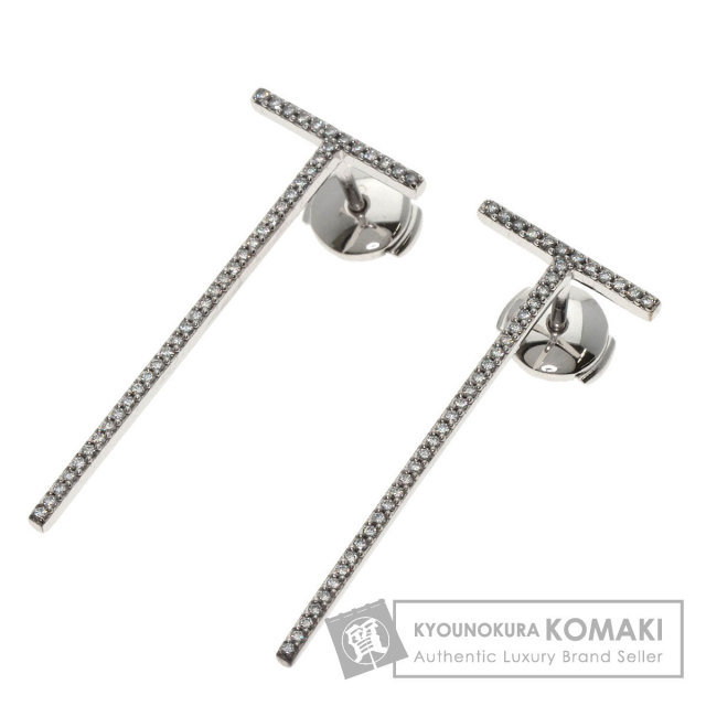 ティファニー　T ピアス　ダイヤモンド ティファニー T ダイヤモンド ピアス | Tiffany & Co.