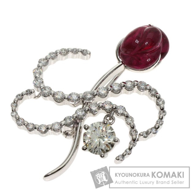 半額 50％OFFの通販 TASAKI タサキ ブローチ ダイヤモンド ピンクトルマリン 抱っこひも・スリング