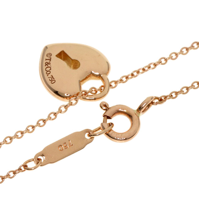 TIFFANY&Co. ティファニー ハートロック ネックレス K18ピンク