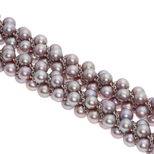 TASAKI タサキ フローラパール 真珠 ネックレス K18ホワイト