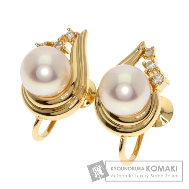 限定セールをすべて TASAKI タサキ パール 真珠 ダイヤモンド イヤリング K18 アクセサリー