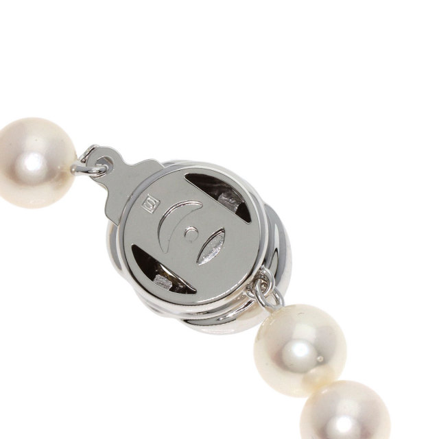 美品　タサキ　TASAKI パール付きカフリンクス　アクセサリー　シルバー　小物 TASAKI タサキ パール真珠 イヤリング 2点セット ネックレス