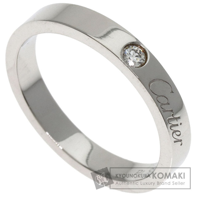 CARTIER カルティエ Cドゥ エングレー ブド 1P ダイヤモンド #52  