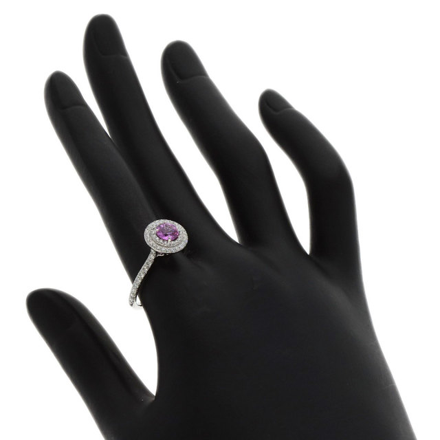 ティファニー　ピンクサファイア　リング　9号 ティファニー ピンクサファイア リング 9号