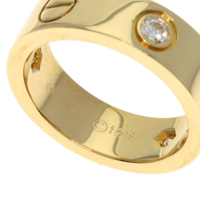 CARTIER カルティエ ラブリング ハーフ ダイヤモンド #47 リング・指輪