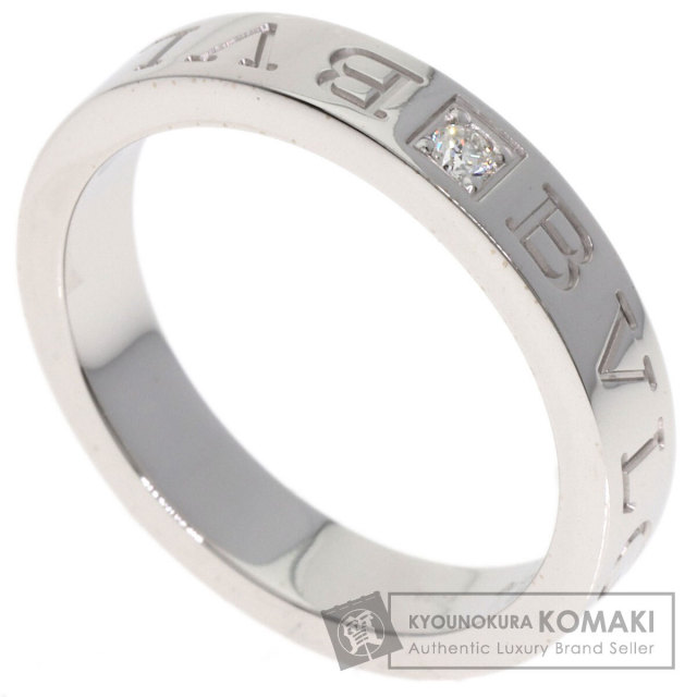 ブルガリ リング・指輪 ダブル ロゴ 1P ダイヤモンド