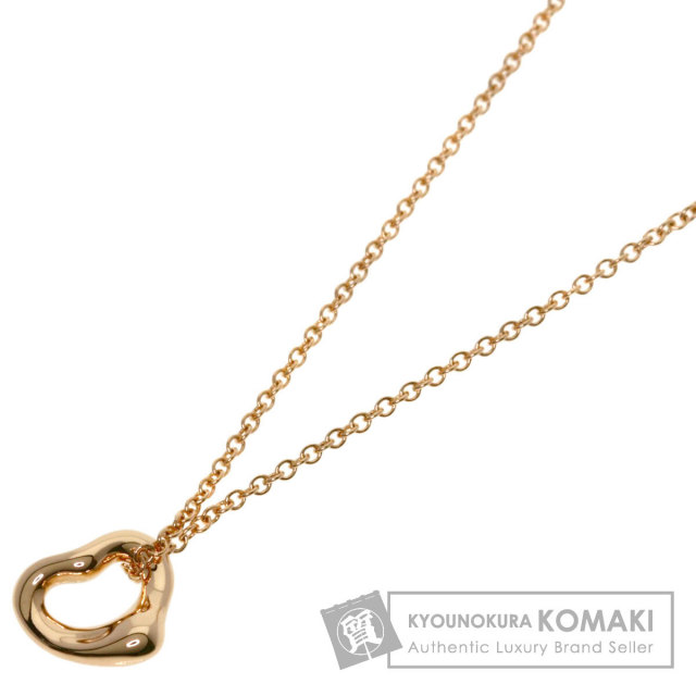ティファニー　TIFFANY　K18 ゴールド　オープンハートネックレス Tiffany＆Co ティファニー K18 オープンハート ネックレス
