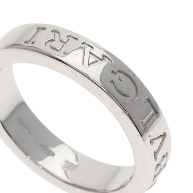 ブルガリ ホワイトゴールド ダイヤ リング ダブルロゴ BVLGARI ブルガリ ブルガリブルガリ ダブルロゴ ダイヤモンド リング