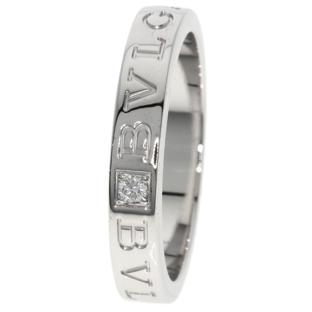 BVLGARI シルバー ロゴリング BVLGARI】ブルガリ 彫刻ロゴリング シルバー キーリング