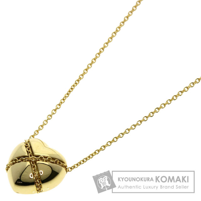 Cocco K18 ハート・ネックレス & ピアス TIFFANY&Co. ティファニー ハート チェーンクロス ネックレス