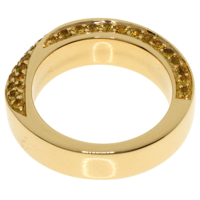 MAUBOUSSIN モーブッサン イエローサファイア #52 リング・指輪 K18