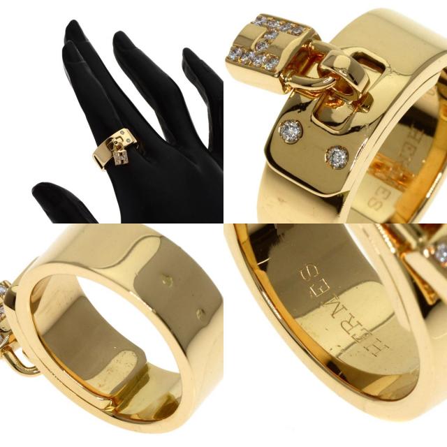 【HERMES✨】金高騰‼️ エルメス ダイヤモンド付 ケリーリング 指輪 150328-10-s_1.jpg
