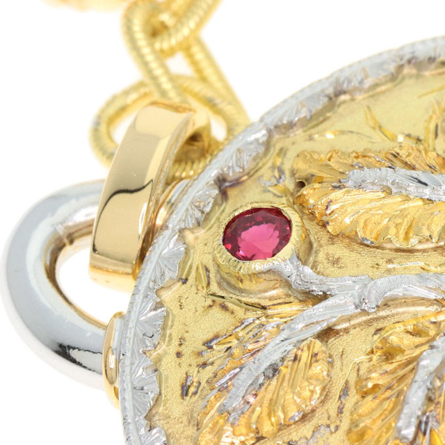 カッツァニーガ ペンダントトップ ルビー ダイヤモンド パール 真珠