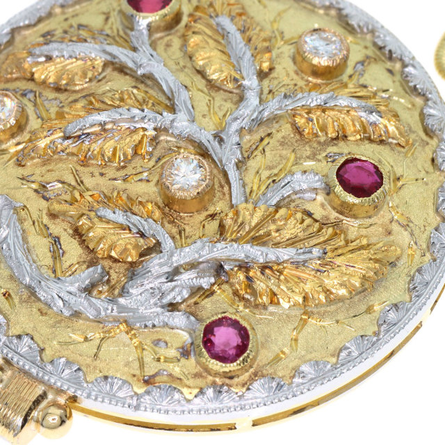 カッツァニーガ ペンダントトップ ルビー ダイヤモンド パール 真珠