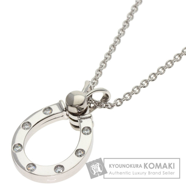 ウォルサム ネックレス ホースシュー スウィング 7P ダイヤモンド