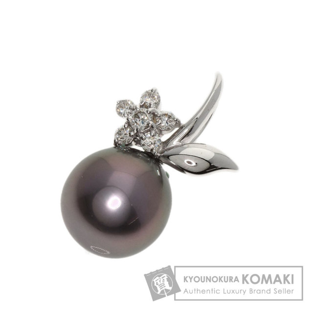 ☆美品☆ミキモト　K18 クローバー　ネックレス　パール約7.0mm ☆美品☆ミキモト K18 シルバー クローバー ネックレス パール約7.0mm