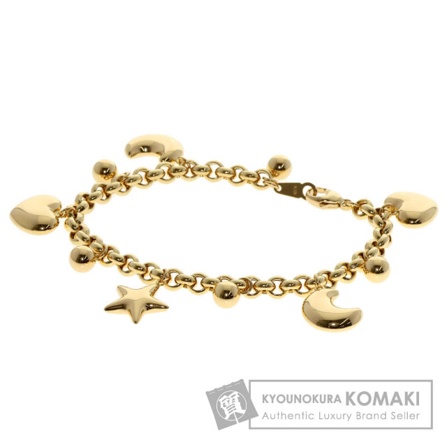 ロンハーマン　ゴールド ハート型チャーム ブレスレット 18k ゴールド ハート型チャーム ブレスレット - メルカリ